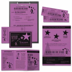 Wausau Astrobrights Multi-Use Card Stock, Planetary Purple, Letter (8.5