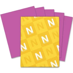 Wausau Astrobrights Multi-Use Card Stock, Planetary Purple, Letter (8.5