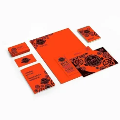 Wausau Astrobrights Multi-Use Card Stock, Orbit Orange, Letter (8.5" x 11"), 65 Lb, Pack Of 250