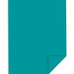 Wausau Astrobrights Multi-Use Card Stock, Terrestrial Teal, Letter (8.5" x 11"), 65 Lb, Pack Of 250