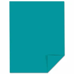 Wausau Astrobrights Multi-Use Card Stock, Terrestrial Teal, Letter (8.5