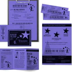 Wausau Astrobrights Multi-Use Card Stock, Venus Violet, Letter (8.5