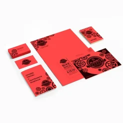 Wausau Astrobrights Multi-Use Card Stock, Rocket Red, Letter (8.5" x 11"), 65 Lb, Pack Of 250