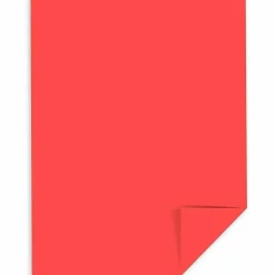 Wausau Astrobrights Multi-Use Card Stock, Rocket Red, Letter (8.5