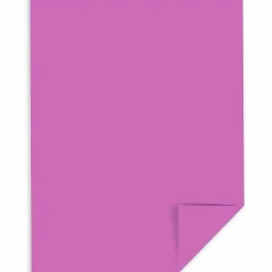 Wausau Astrobrights Multi-Use Card Stock, Outrageous Orchid, Letter (8.5