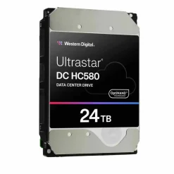 WD Ultrastar DC HC580 WUH722424AL5204 24 TB Hard Drive - 3.5" Internal - SAS (12Gb/s SAS) - Conventional Magnetic Recording (CMR) Method