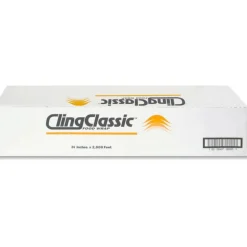 Webster Cling Classic Food Wrap - 24" Width x 2000 ft Length - Dispenser - Plastic - Clear
