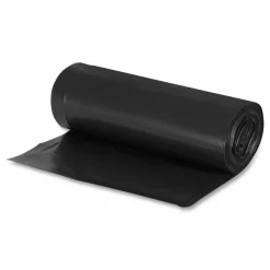 Webster EarthSense 1.25 mil Trash Bags, 60 gal, 38"H x 58"W, 75% Recycled, Black, 100 Bags