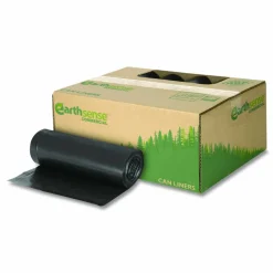 Webster EarthSense 0.65 mil Trash Bags, 10 gal, 24