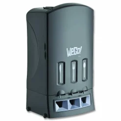 WeGo Trio Utensil Dispenser, Holds 100 Forks/100 Knives/100 Spoons, 13.39 x 15.75 x 23.62, Black