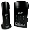 WeGo Dispenser, 10-1/4” x 12-1/2” x 23-3/4”, Forks, Black