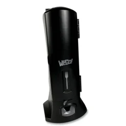 WeGo Dispenser, 10-1/4” x 12-1/2” x 23-3/4”, Forks, Black