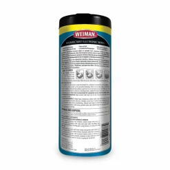 WEIMAN E-tronic Wipes, 1-Ply, 7 x 8, White, 30/Canister, 4 Canisters/Carton