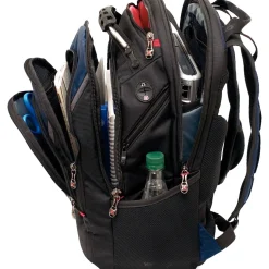 Wenger IBEX Carrying Case (Backpack) for 17" Notebook - Black, Blue