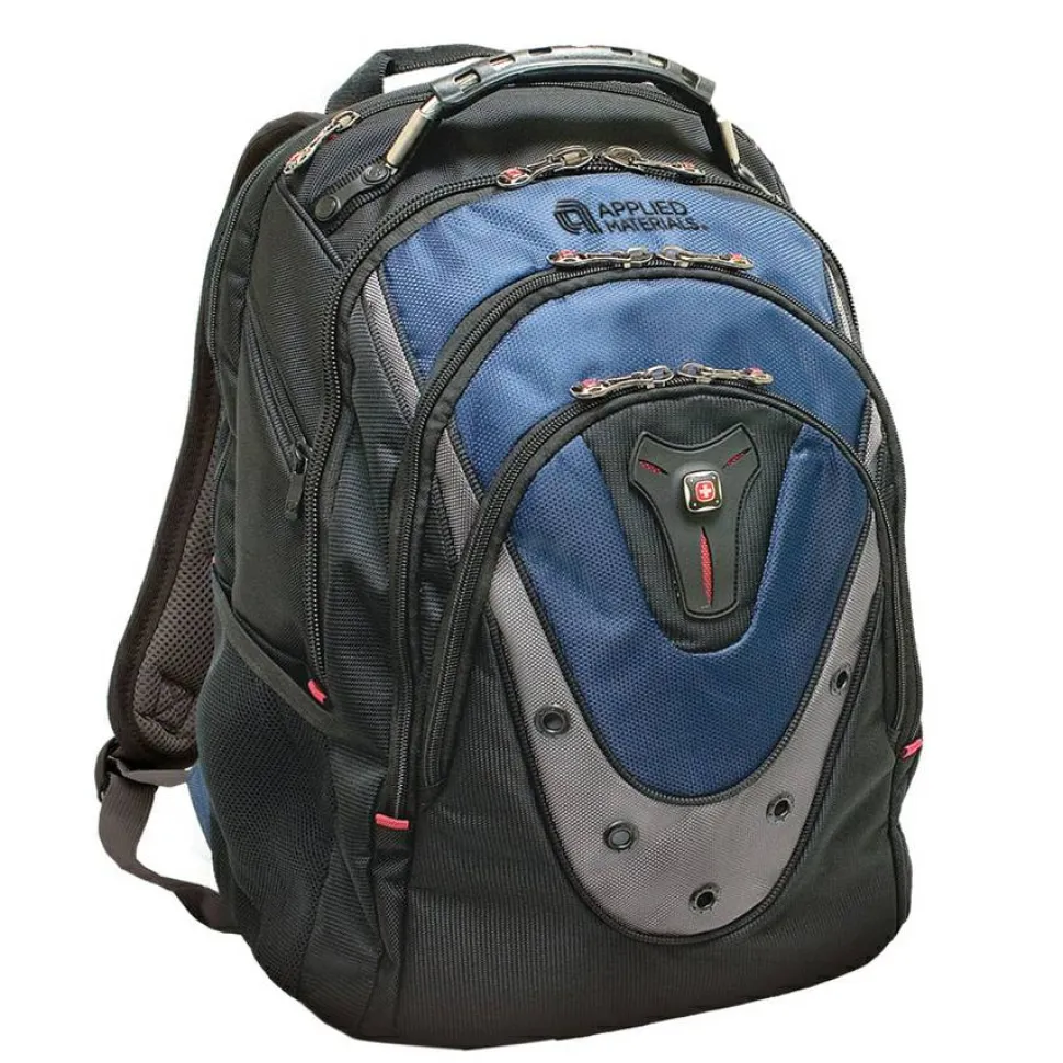 Wenger IBEX Carrying Case (Backpack) for 17" Notebook - Black, Blue