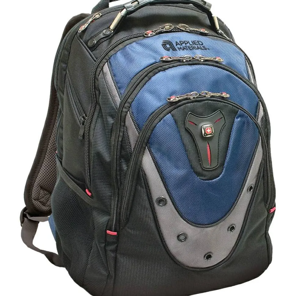 Wenger IBEX Carrying Case (Backpack) for 17" Notebook - Black, Blue