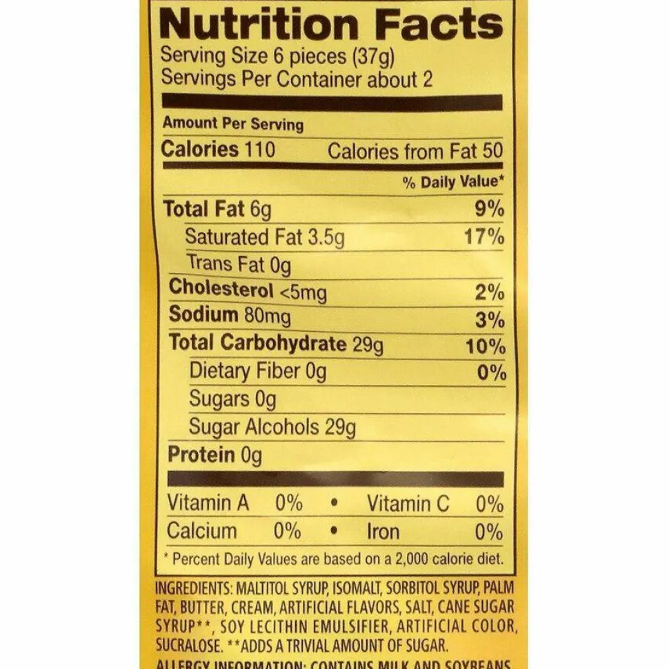 Werther's Original Sugar Free Chewy Caramel Candy, 2.75 oz Bag, 3/Pack