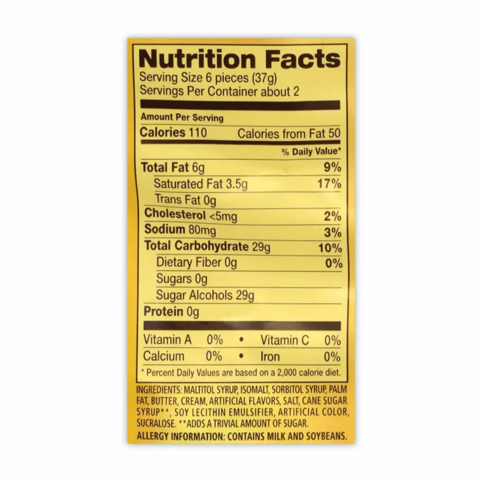 Werther's Original Sugar Free Chewy Caramel Candy, 2.75 oz Bag, 3/Pack