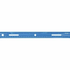 Westcott 12" Plastic Ruler - 12" Length - 1/16 Graduations - Imperial, Metric Measuring System - Plastic - 1 Each - Assorted