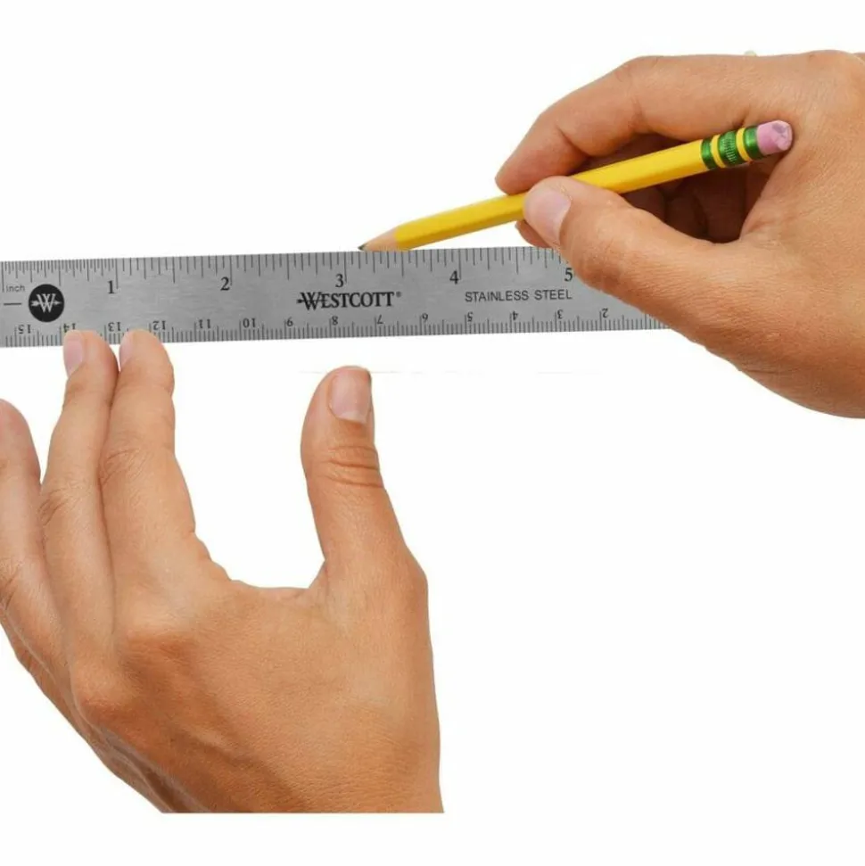 Westcott 6" Stainless Steel Rulers