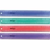 Westcott Jeweled Plastic Ruler, 12", Assorted Colors