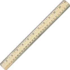 Westcott Metric Ruler With Metal Edge, 12"