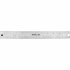 Westcott Stainless Steel Rulers, 12