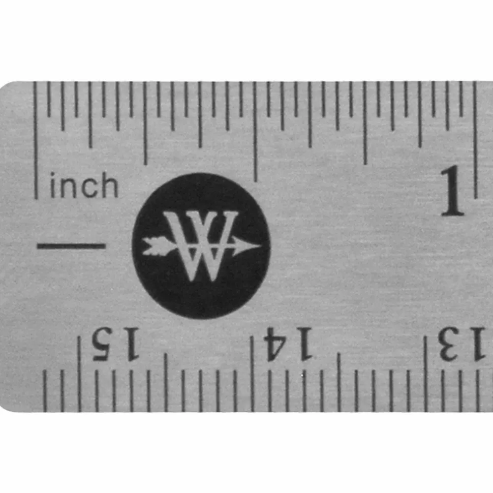 Westcott Stainless Steel Ruler, 6"/15cm