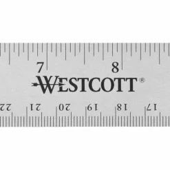 Westcott Stainless Steel Ruler, 15