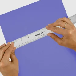 Westcott Stainless Steel Ruler, 15