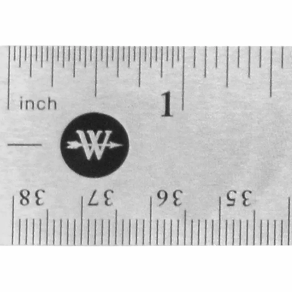 Westcott Stainless Steel Ruler, 15"/38cm