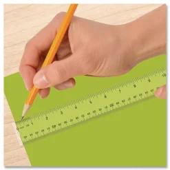 Westcott Transparent Acrylic Ruler, 18"