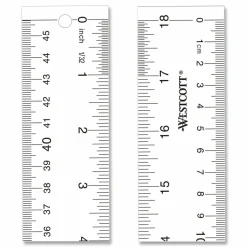 Westcott Transparent Acrylic Ruler, 18
