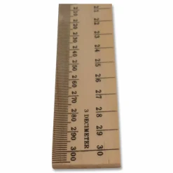Westcott Wood Ruler, Metric and 1/16
