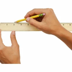 Westcott Wood Ruler, Single Edge, 12