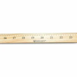 Westcott Wooden Meter Stick, Standard/Metric, 39.5
