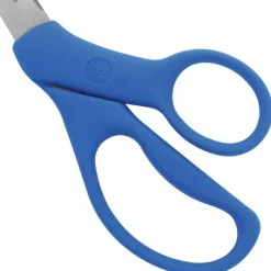 Westcott All Purpose Preferred Stainless Steel Scissors, 8", Bent, Blue