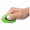 Westcott Compact Safety Ceramic Blade Box Cutter, Retractable Blade, 0.5" Blade, 2.5" Plastic Handle, Green