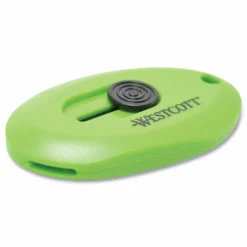 Westcott Compact Safety Ceramic Blade Box Cutter, Retractable Blade, 0.5
