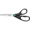 Westcott KleenEarth Scissors, 8" Long, 3.25" Cut Length, Straight Black Handle