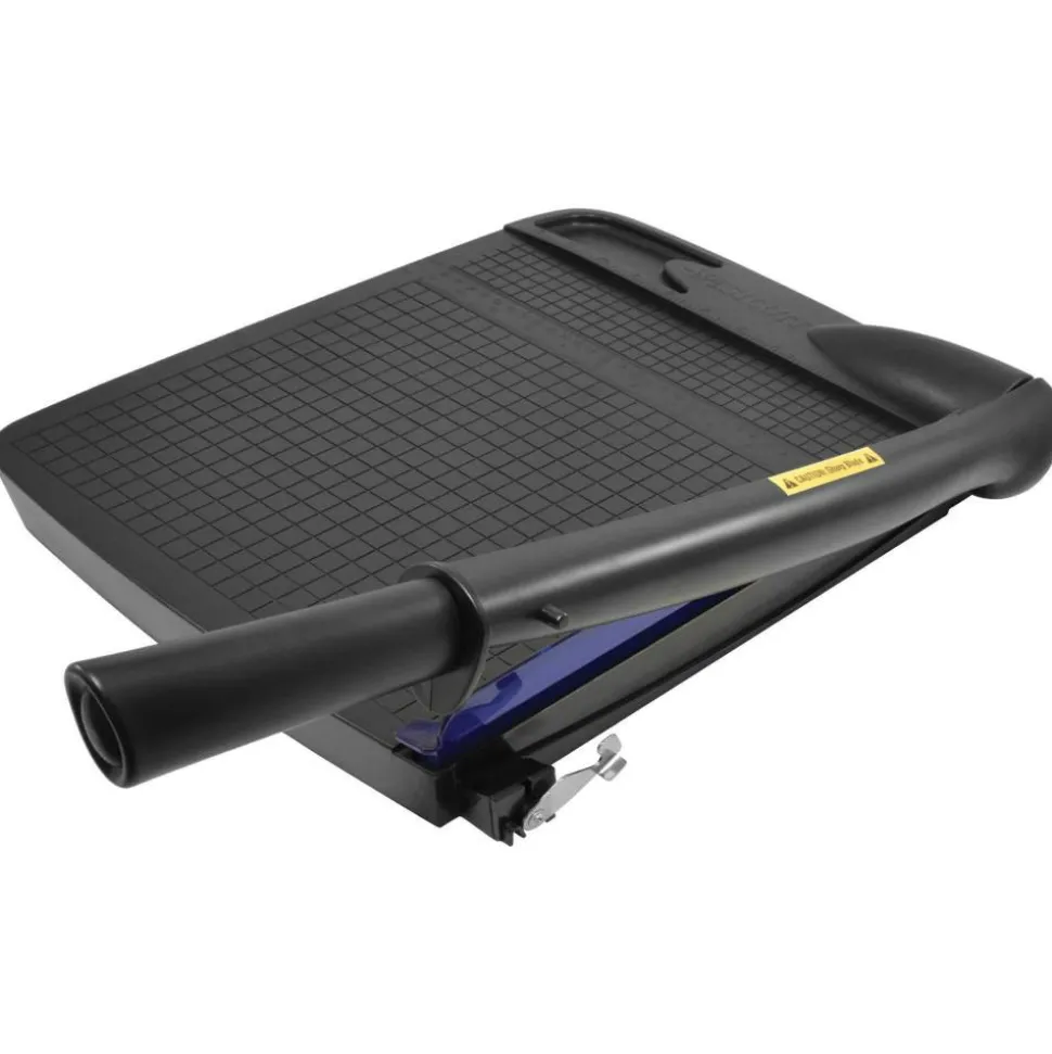 Westcott Multi-Purpose Guillotine Trimmer, 12", Black/Blue