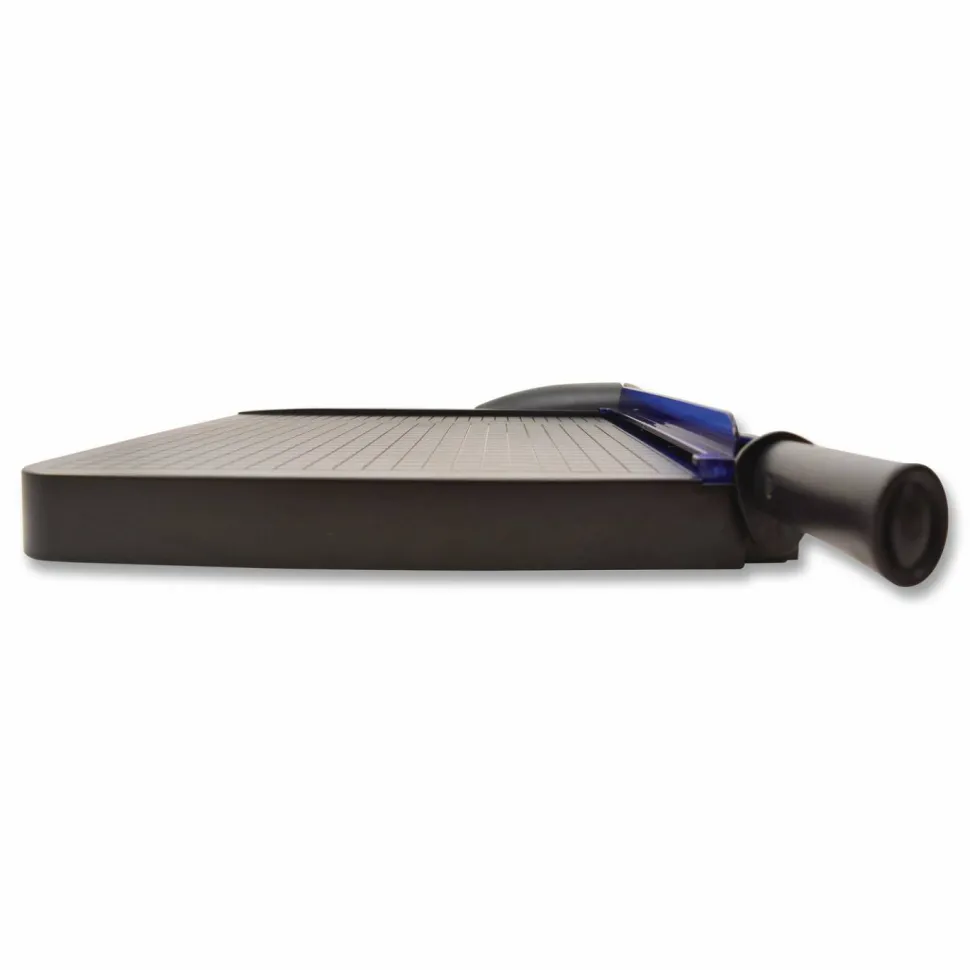 Westcott Multi-Purpose Guillotine Trimmer, 12", Black/Blue