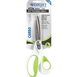 Westcott Straight Carbo Titanium Scissors, 8