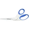 Westcott Titanium Bonded Non-Stick Scissors, 8", Pointed, Blue/White