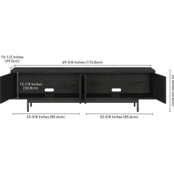 Whitman Rectangular TV Stand for TV's up to 75