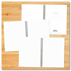 Willow Creek Press No Defense Undated Journal, Medium/College Rule, Pastel Multicolor Cover, (80) 8 x 6 Sheets