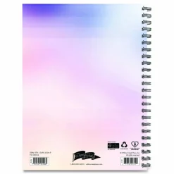Willow Creek Press No Defense Undated Journal, Medium/College Rule, Pastel Multicolor Cover, (80) 8 x 6 Sheets
