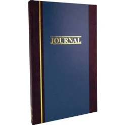 Wilson Jones Account Book, Record, 11 3/4" x 7 1/4", 300 Pages