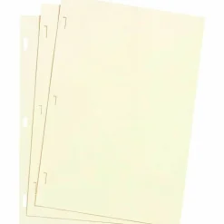 Wilson Jones Ledger Paper, For 395-11/396-11/0399-00, 8-1/2" x 11", Ivory, Box Of 100 Sheets