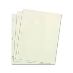 Wilson Jones Ledger Paper, For 395-11/396-11/0399-00, 8-1/2" x 11", Ivory, Box Of 100 Sheets